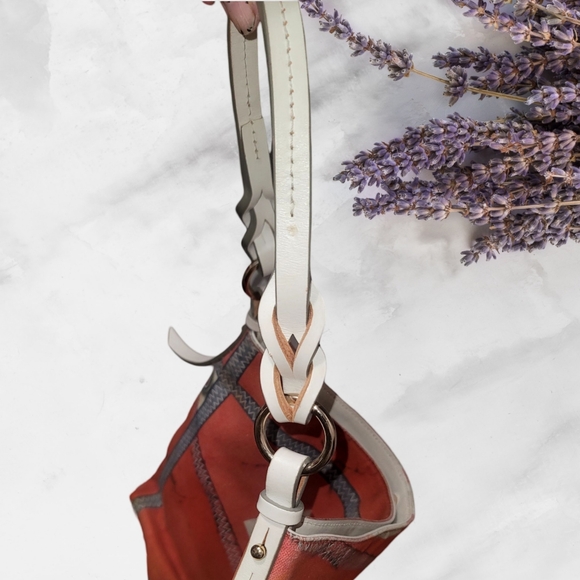 Dooney & Bourke 75 Vintage Coral hobo RARE - Picture 9 of 9